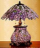 Wisteria Tiffany Stained Glass Table Lamp